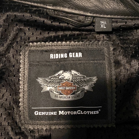 EUC Mens Harley Davidson Leather Jacket - Picture 10 of 12